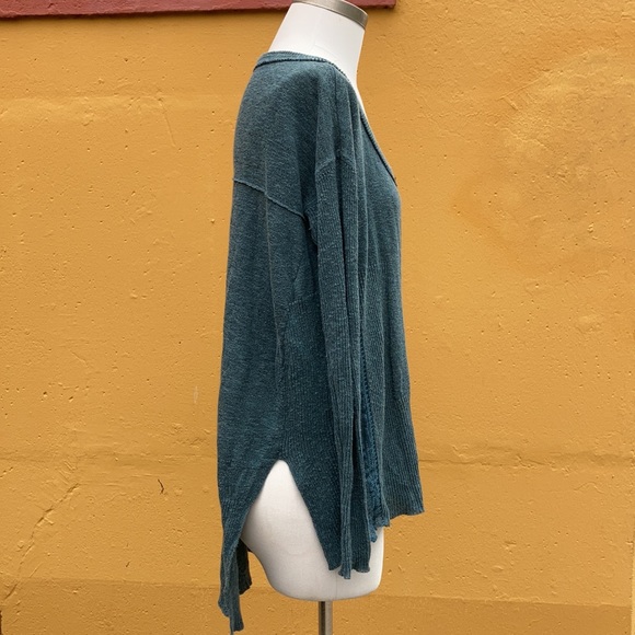 Free People Lace Road Linen Pullover - Picture 3 of 10